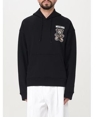 Moschino Teddy Bear Hoodie Relaxed Fit - Black