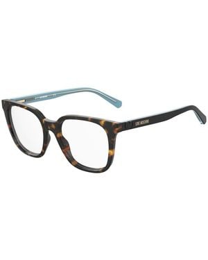 Moschino Tortoise Square Eyeglasses Lmmol590086 - Multicolour