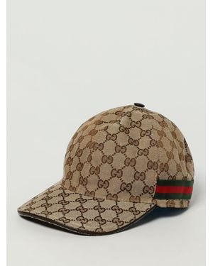 Gucci Gg Pattern Baseball Cap - Natural