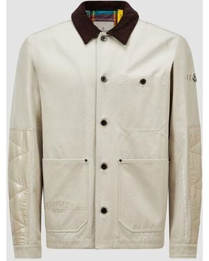 Moncler Genius Fragment Cotton Canvas Jacket - Natural