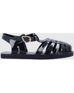 Ancient Greek Sandals Comfortable And Stylish Open Toe Casual Sandals With Buckle Closure - Blue
