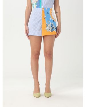 Moschino Printed Panel Shorts - Blue