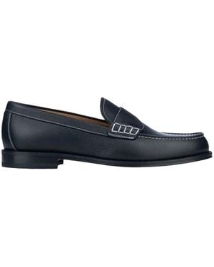 Dior Leather Loafer Shoes - Blue