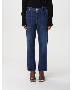 Pinko Highrise Straight Leg Jeans - Blue