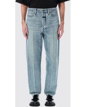 Fear Of God Sixth Collection Light Wash Jeans - Blue