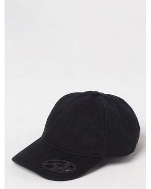 DIESEL Cotton Baseball Cap - Black