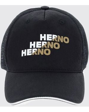 Herno Logo Baseball Cap - Blue
