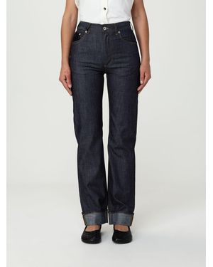 Bottega Veneta Relaxed Fit Straight Leg Denim Jeans - Blue