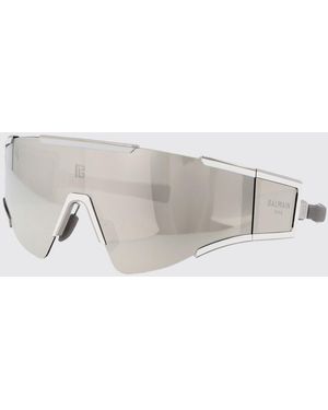 Balmain Sleek Shield Sunglasses For Eye Protection And Style - Grey
