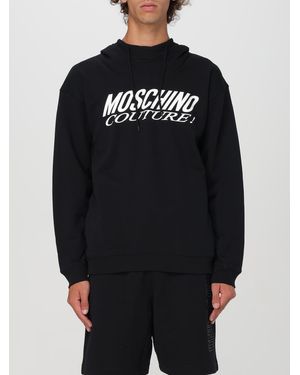 Moschino Couture Logo Hoodie Relaxed Fit - Black