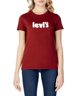 Levi's Classic Logo Tee Short Sleeve Crew Neck - Red