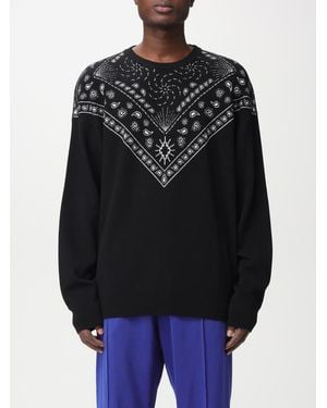 Marcelo Burlon Bandana Knit Comfort Crew - Black