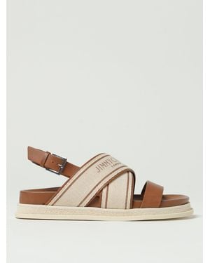 Jimmy Choo Flat Sandals - Natural