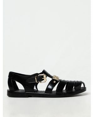 Moschino Couture Sandals Buckle Closure - Black