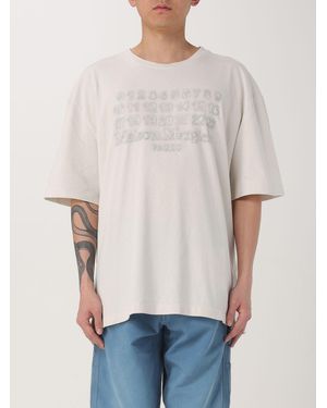 Maison Margiela Number Logo Short Sleeve Tee - Natural