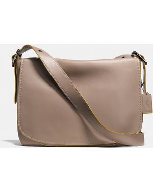 COACH Saddle Bag Messenger 38 In Glovetanned Leather - Multicolor