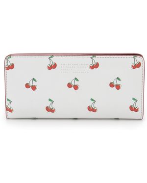 Marc By Marc Jacobs Fruit Tomoko Wallet - Off White Cherry Print