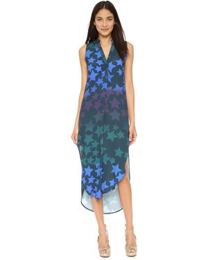 Mara Hoffman Star Blast Shirt Dress - Blue