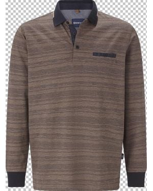 Babista Langarm-Poloshirt Alrenti - Braun