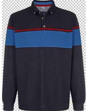 Babista Langarm-Poloshirt Serenzio - Blau