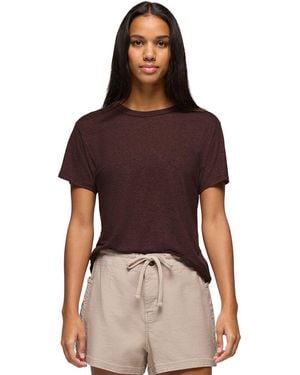 Prana Cozy Up Short-Sleeve T-Shirt - Red