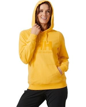 Helly Hansen Hh Logo Hoodie - Yellow