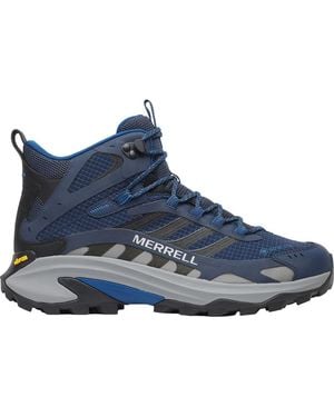 Merrell Moab Speed 2 Mid Gtx Hiking Shoe - Blue