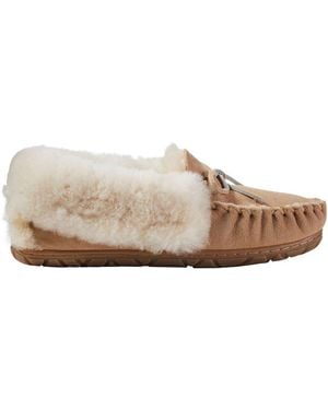 L.L. Bean Wicked Good Moccasins - Natural
