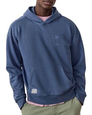 Marine Layer Oversized Cloud 9 Fleece Hoodie - Blue