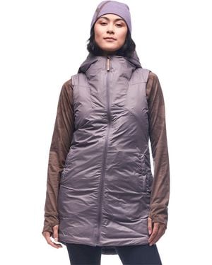 INDYEVA Selimut Full-Zip Vest - Purple