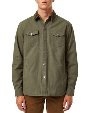 Katin Flannel-Lined Corduroy Collar Jacket - Green
