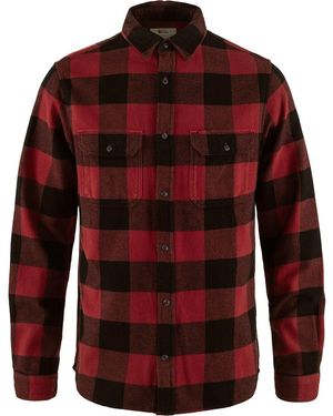 Fjallraven Ovik Heavy Flannel Shirt - Red