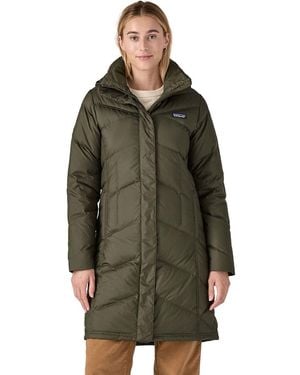 Patagonia Chevron-Baffled Down Insulated Parka - Green
