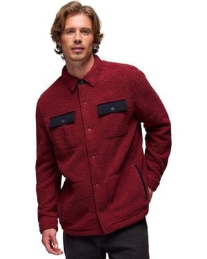 Prana Encinitas Fleece Shacket - Red