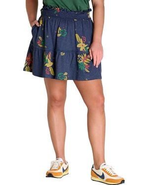 Toad&Co Marigold Ruffle Skirt - Blue