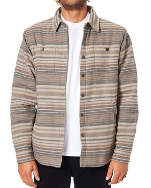 Katin Harold Stripe Jacket - Brown