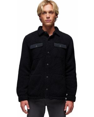 Prana Encinitas Fleece Shacket - Black