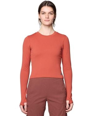 Mountain Hardwear Peak Knit Long-Sleeve Top - Red
