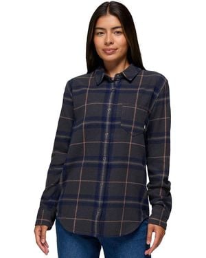 Prana Golden Canyon Flannel Shirt - Blue