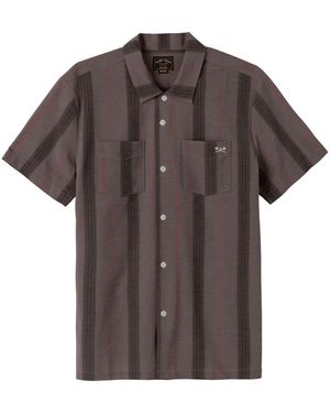 Dark Seas Saddlemen Woven Shirt - Brown