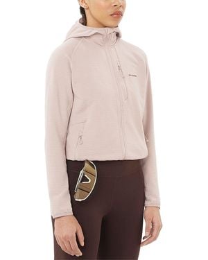 Salomon Sntial Lightwarm Hooded Jacket - Pink