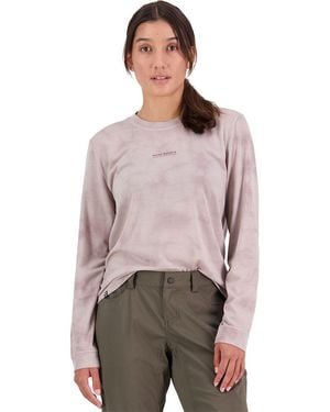 Mons Royale Icon Relaxed Long-Sleeve Garment Dyed Top - Brown
