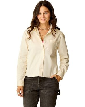 Carve Designs Claire Twill Shirt - Natural