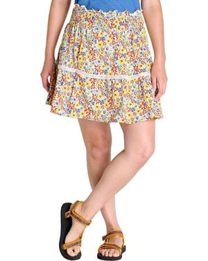 Toad&Co Marigold Ruffle Skirt - Yellow