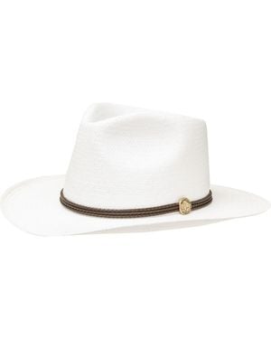 Stetson Woodrow Straw Hat - White