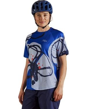 Maloja Mijanesm Multi Short-Sleeve Jersey - Blue