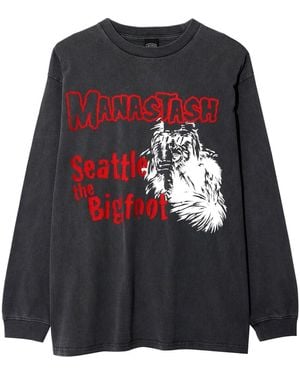 Manastash Pumice Bigfoot Long-Sleeve T-Shirt - Black