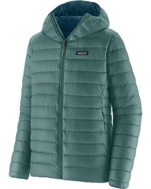Patagonia Down Sweater Hooded Jacket - Green