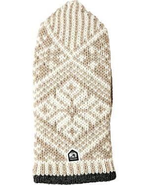 Hestra Nordic Wool Mitten - Natural