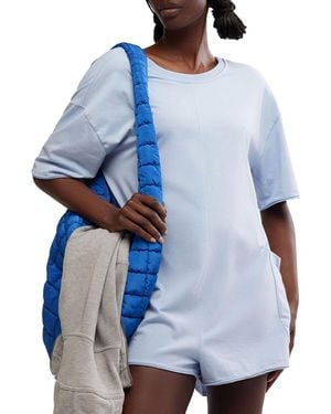 Fp Movement Hot Shot T-Shirt Romper Coddy - Blue